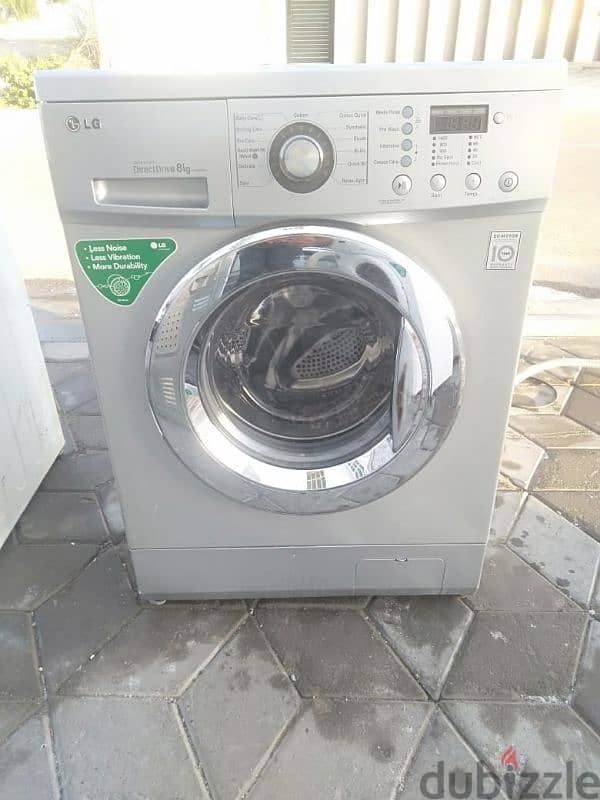 LG 8kg full automatic washing machine for sale 1