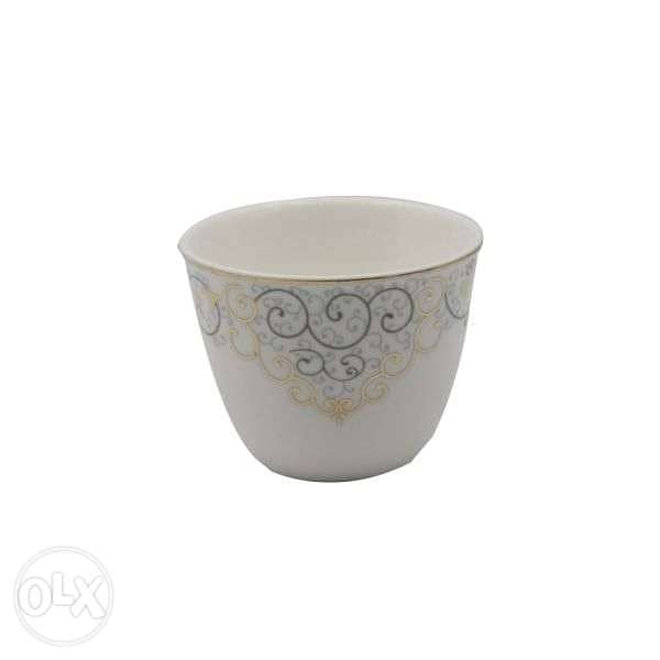 Brand New Orchid kawa cup set with tray 4