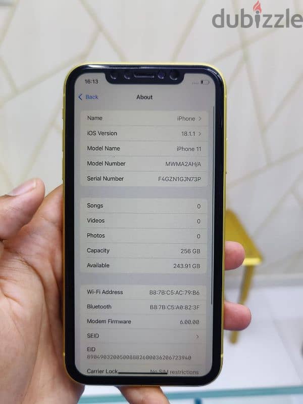 IPhone 11 256GB with Box and Accessories 5