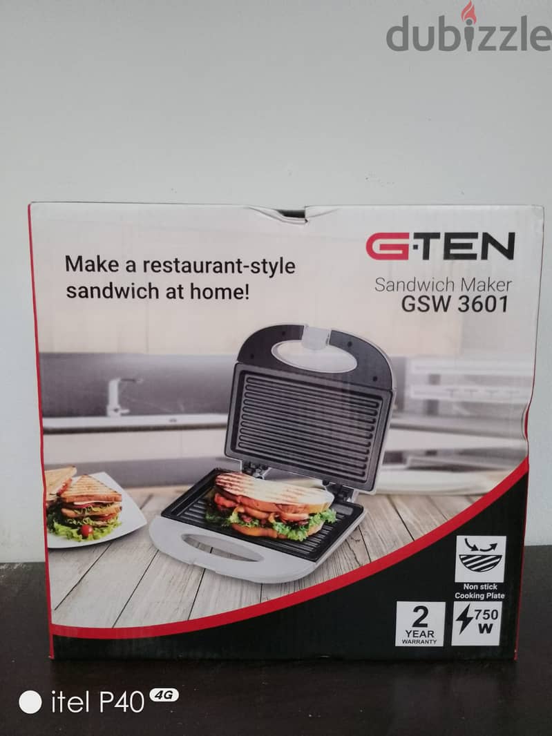 Sandwich maker G-Ten                  سخان الساندويش الكهربائي 0