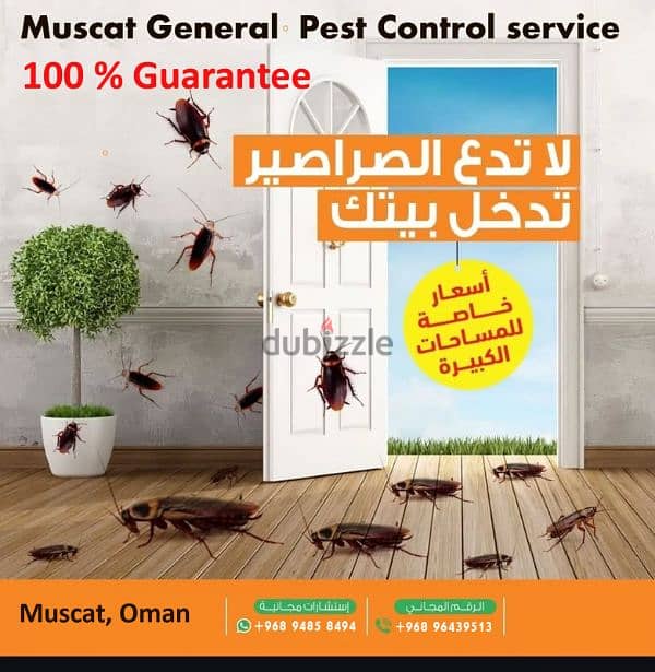 Muscat general pest control service, +968 96439513 2