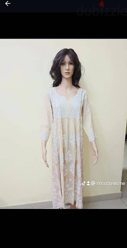 Latest Hand Made Designs Chikankari Kurtis and Palazzo 11