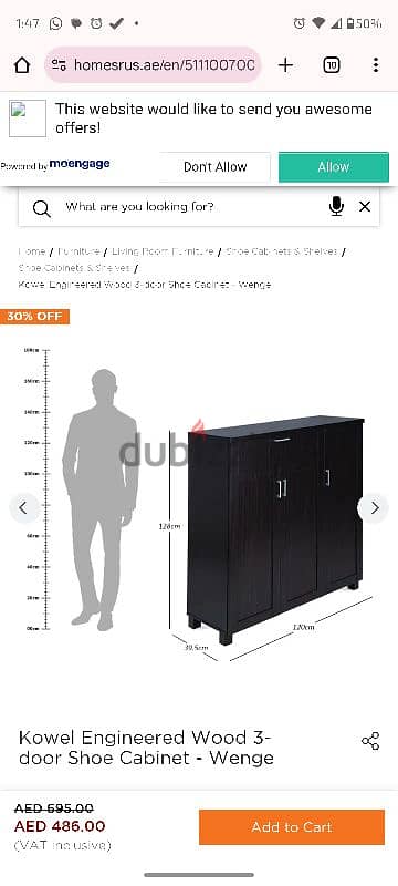 Shoe cabinet from HomesRUs 3