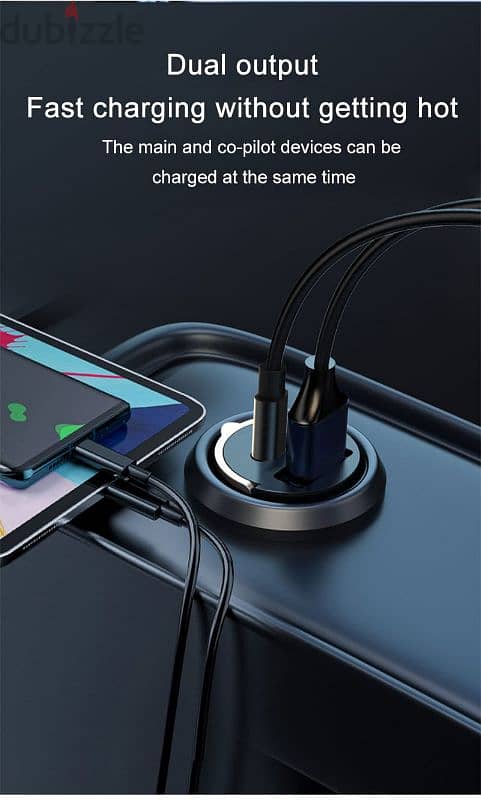 200W mini car charger fast charging for iPhone QC 3.0 mini PD 1