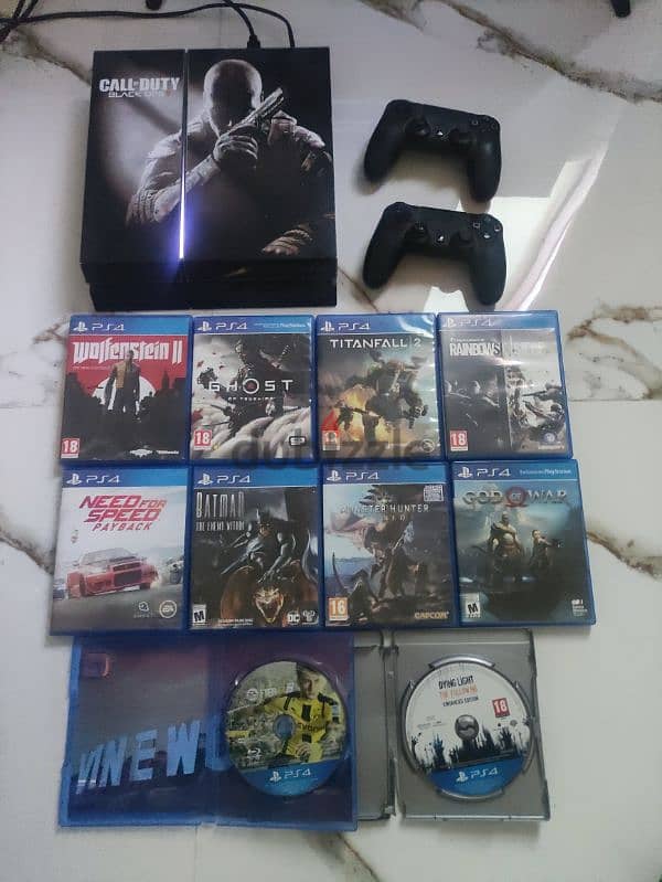 ps4 with TV & games 1