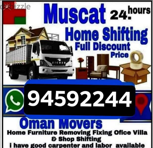 House shifting service all Muscat oman and dubai to Muscat 0