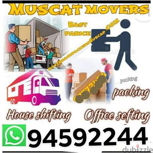 House shifting service all Muscat oman and dubai to Muscat 0