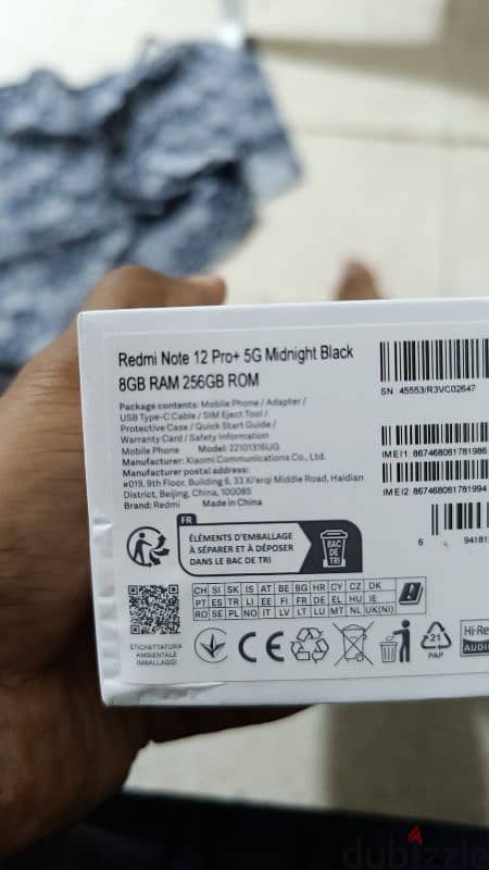 Redmi note 12 pro plus 5g 6