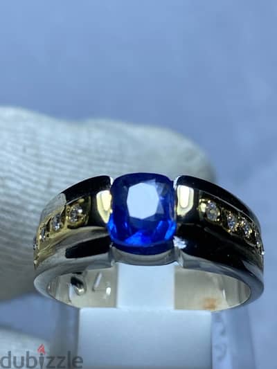 Natural Ceylon Sapphire 1.34 Cts نیلم