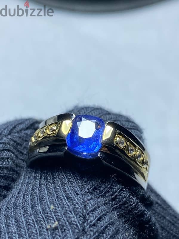 Natural Ceylon Sapphire 1.34 Cts نیلم 6