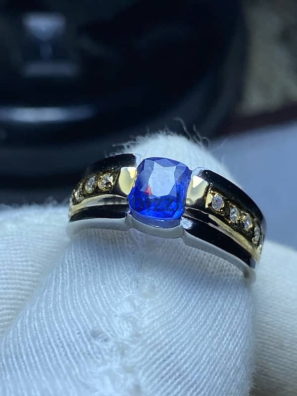 Natural Ceylon Sapphire 1.34 Cts نیلم 7