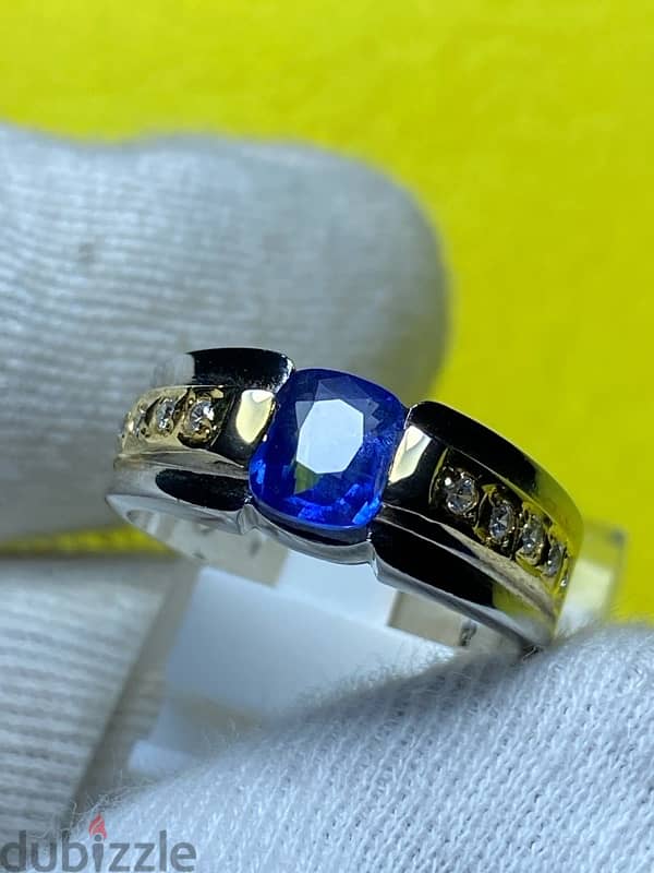 Natural Ceylon Sapphire 1.34 Cts نیلم 10