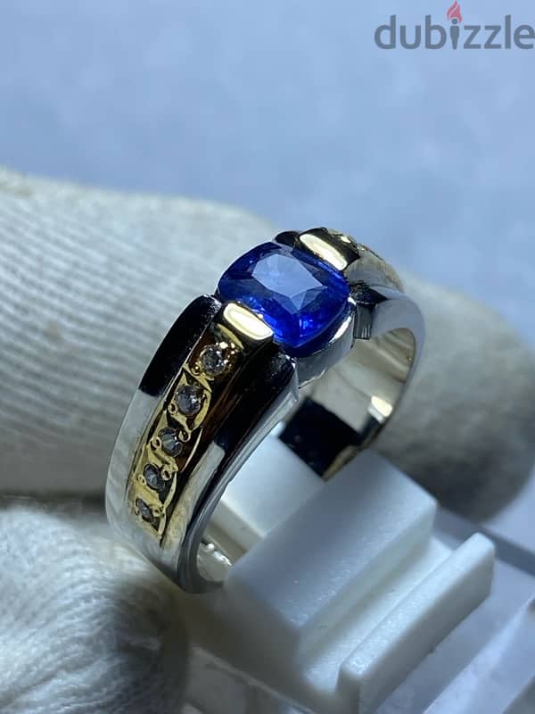 Natural Ceylon Sapphire 1.34 Cts نیلم 11