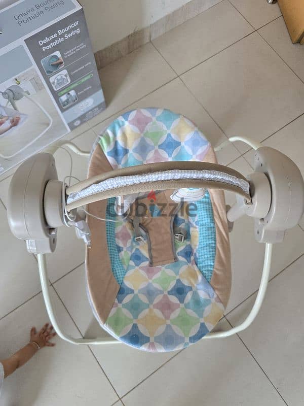 portable electric baby swing with music 1