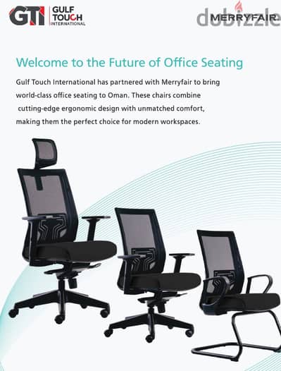 Premium Merryfair Office Chairs from Malaysia – High Back, Medium Bac
                                title=