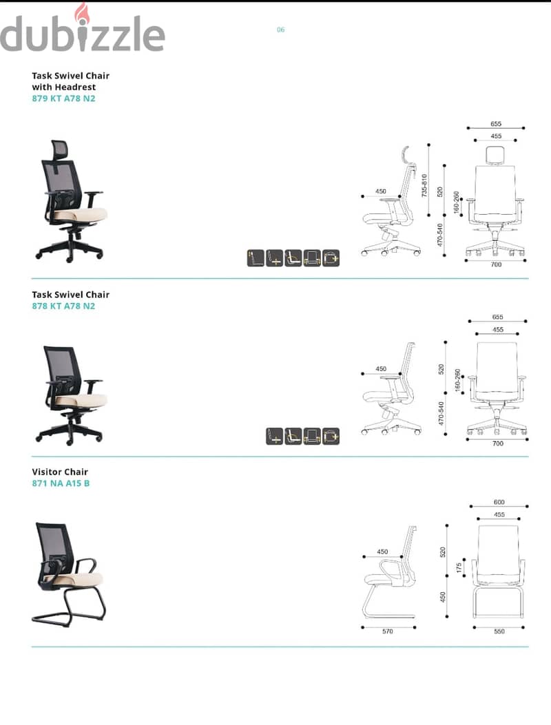 "Premium Merryfair Office Chairs from Malaysia – High Back, Medium Bac 9