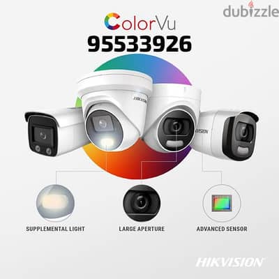 All type of CCTV Camera  Hikvision HD turbo 1080p  Ip camera HD