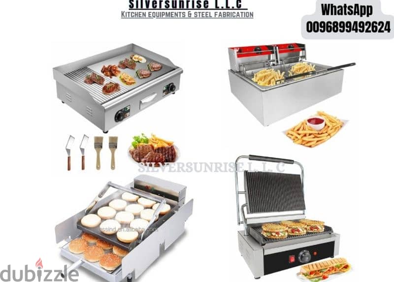 electric toaster, fryer , griddle & bun toaster available 0