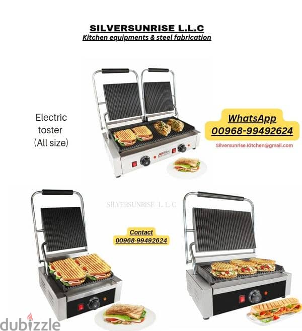 electric toaster, fryer , griddle & bun toaster available 2