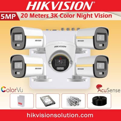 All type of CCTV Camera  Hikvision HD turbo 1080p  Ip camera HD