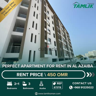 Perfect Apartment for Rent in Al Azaiba | REF 673TB