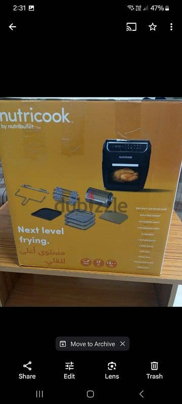 Nutricook Air Fryer Oven With Digital/One Touch 6