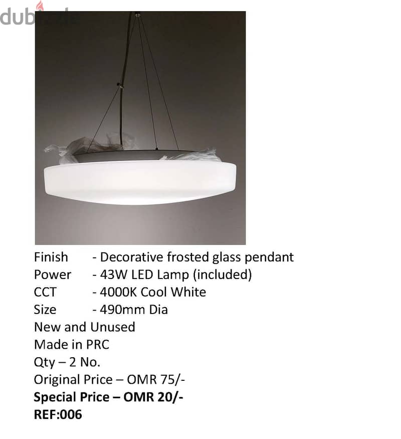 Brand new High Quality Glass Pendant Lights 5