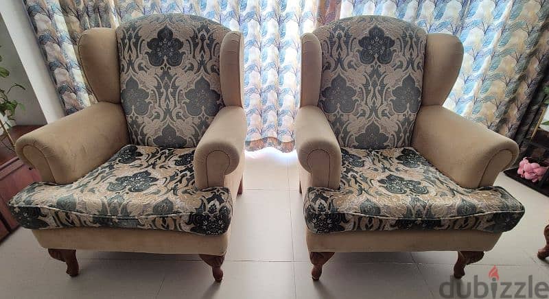 3+1+1 seater sofa, used, nice condition 0