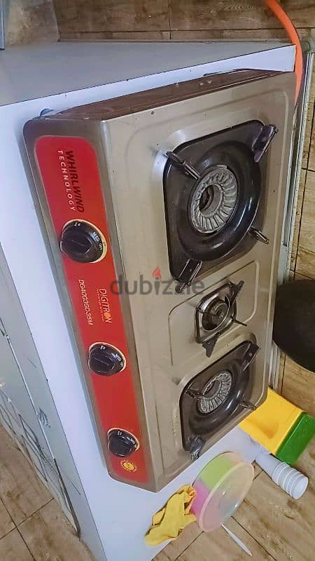 STOVE with 3 burner auto flamable 0