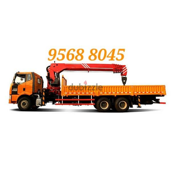 شاحنة هياب کرین مع رافعة  للإيجار Hiab Truck With Crane Winch for Rent 0