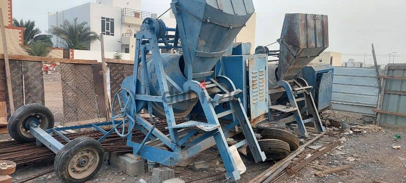 4 tyres concrete mixer machines 0