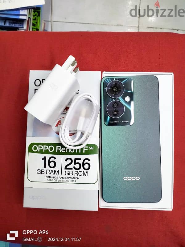 OPPO RENO11F 5G 256GB 8+8RAM 7MONTH HAVE WARRANTY AVAILABLE 0