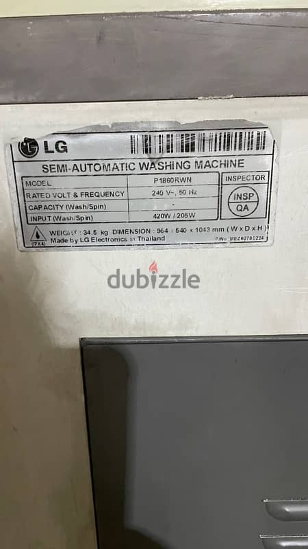 Washing Machine LG 16Kg 1