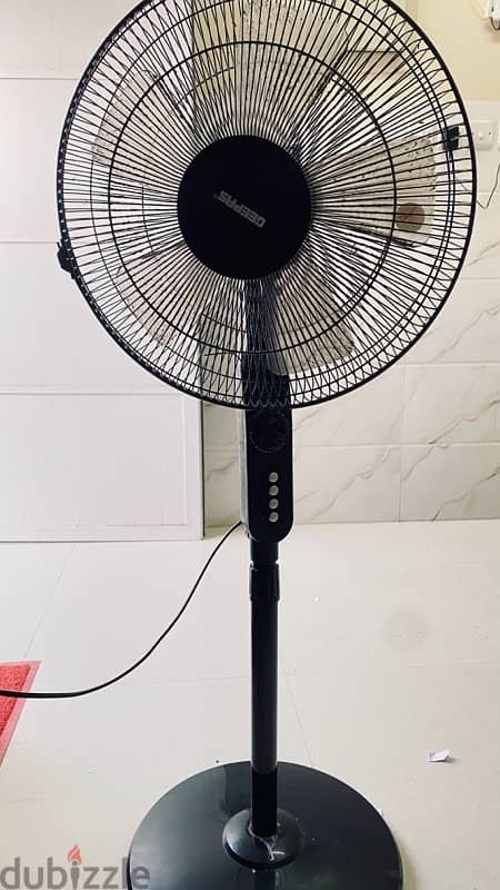 microwave foldable table table fan for sale with good condition. 4