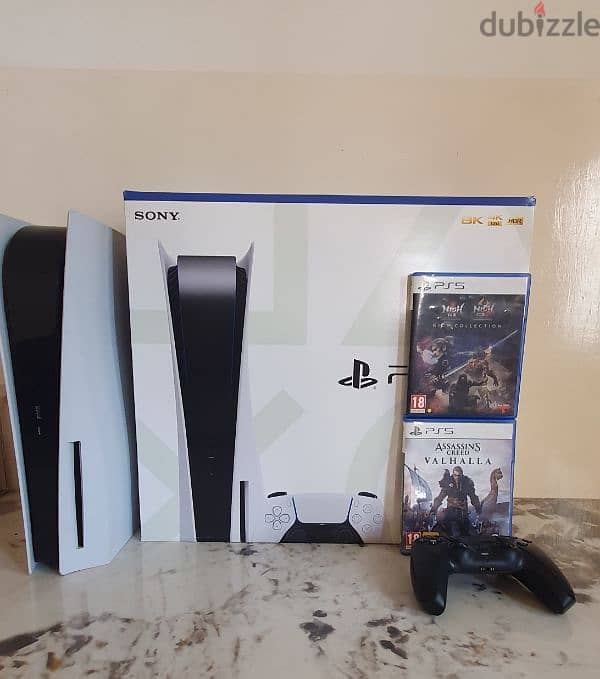 Playstation 5 - Disc Edition with controller and 3 games free 0