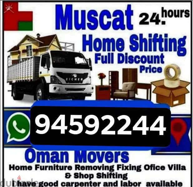 Dubai to Muscat house shifting service and villa offic 0