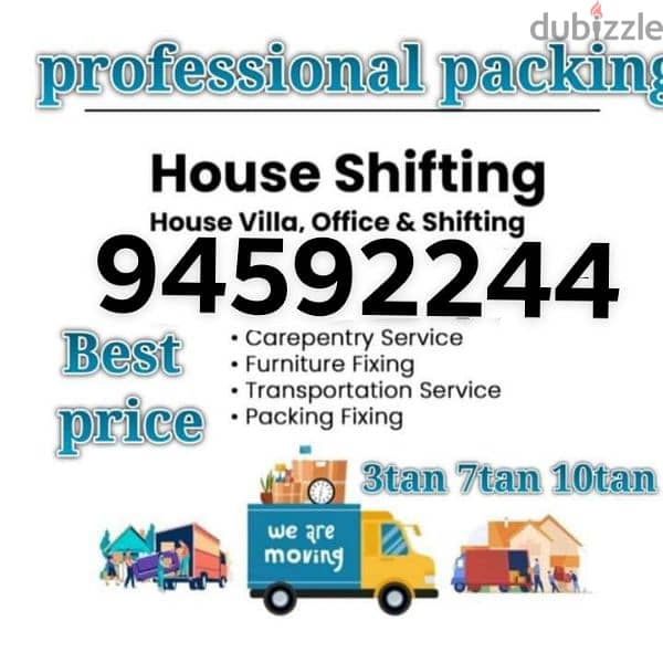 House shifting service all Muscat oman and Dubai to Muscat 0