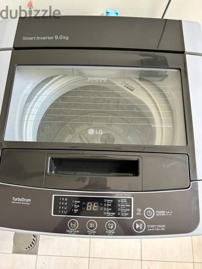 LG WASHING MACHINE WITH DRYER( 9 KG TOP LOAD)