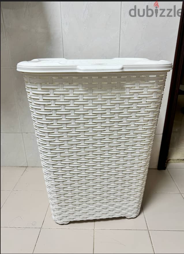 Laundry Basket, Wooden Stool, Water bottles, kids dust bin, dust bin, 2