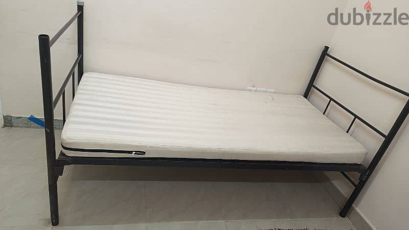 bed with mattress 1