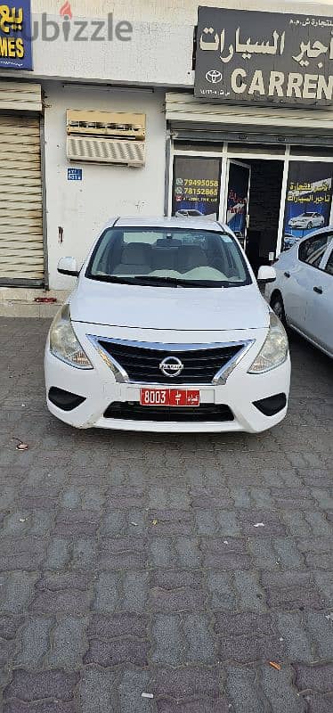 Nissan Sunny for rent monthly and weekly 1