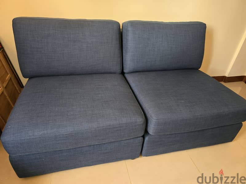 perfect condition ottman and sofa 2