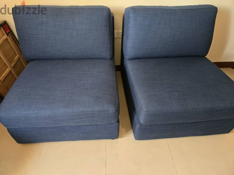 perfect condition ottman and sofa 4