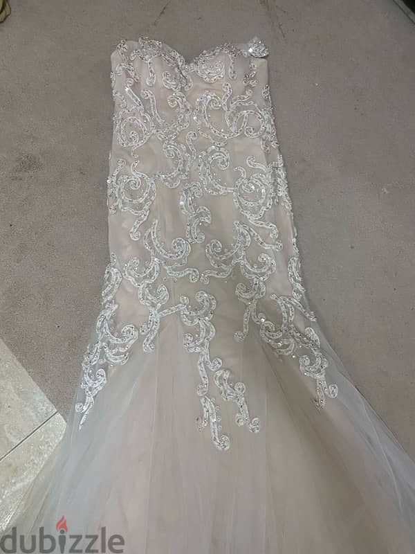 wedding dress size 8-10 4