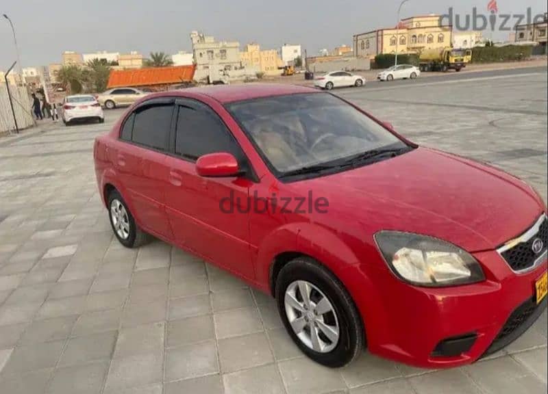 Kia Rio 2012 available on rent monthly basis or more 2