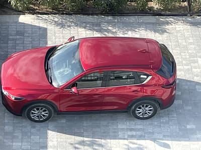 Red color Mazda CX-5 2022 Oman