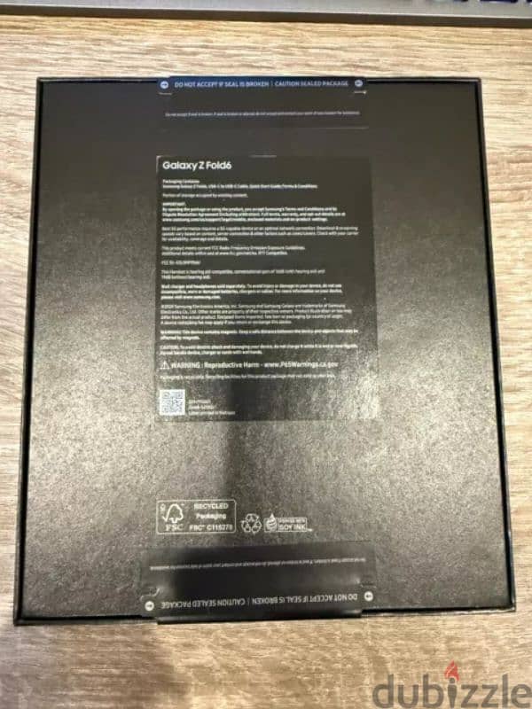 Galaxy Fold 6 Black 12GB 512GB 1