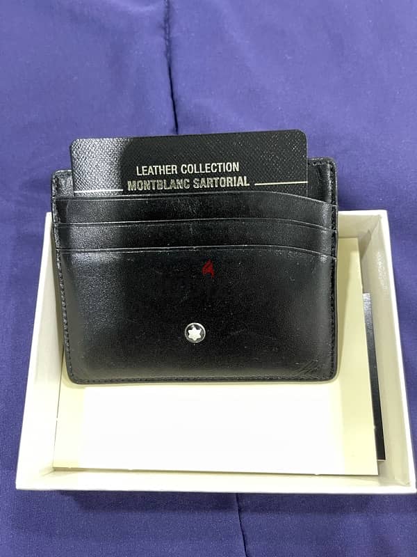 MONTBLANC LEATHER CARDHOLDER/WALLET 0