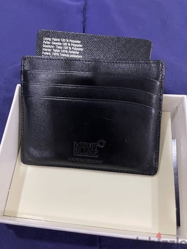 MONTBLANC LEATHER CARDHOLDER/WALLET 1