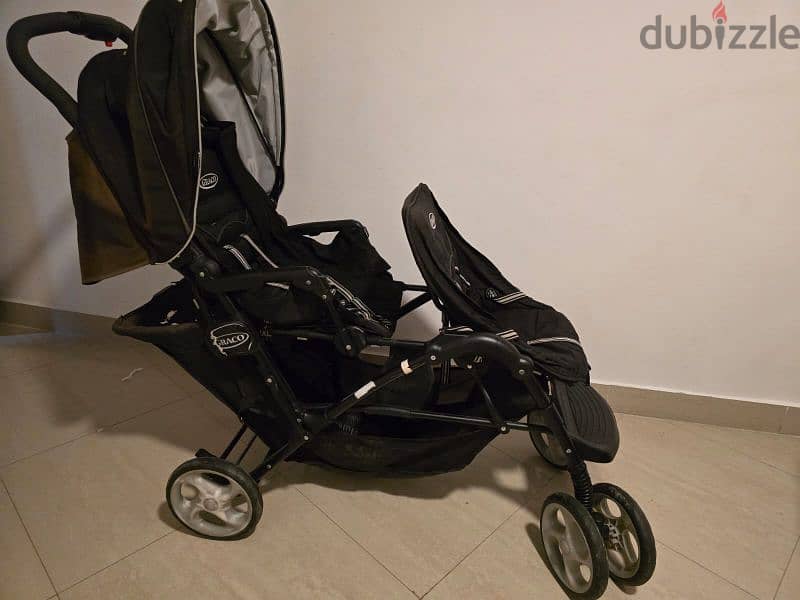 Baby double stroller 2